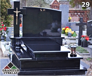 1 nagrobek podwójny nowoczesny